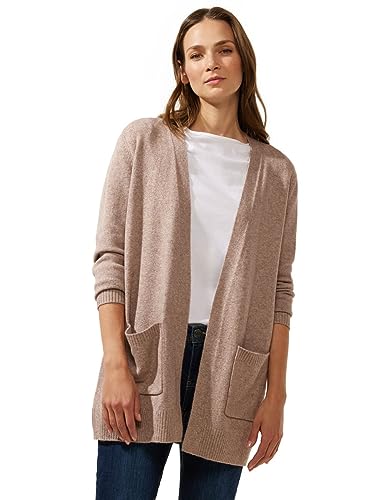 Street One Damen Cosy Melange Strickjacke von Street One