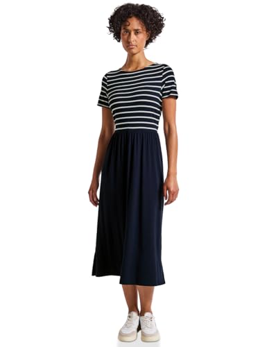 Damen Gestreiftes Midi-Kleid von Street One