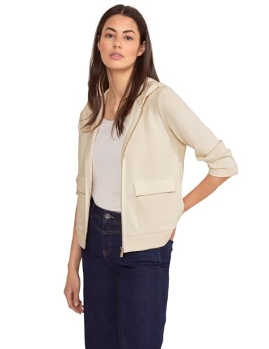 Street One Damen Hoodie Cardigan lucid white 36 von Street One