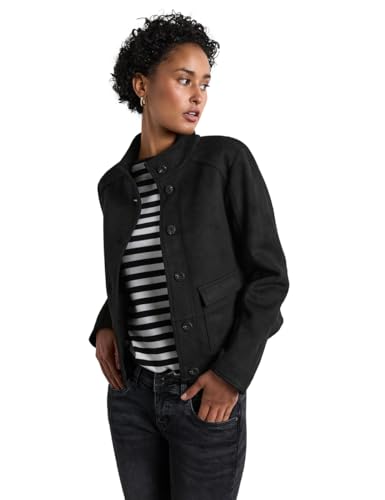 Street One Damen Jacke in Velours-Optik von Street One