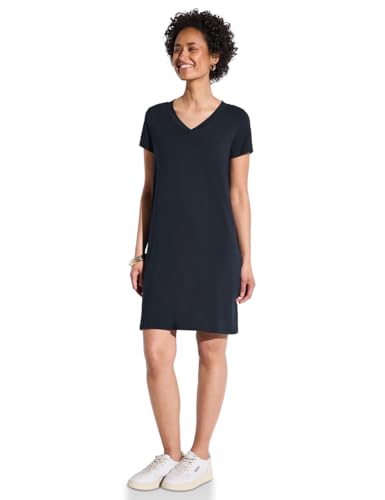 Street One Damen Jersey-Kleid in Unifarbe von Street One