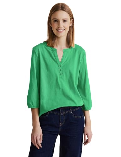 Street One Damen Jersey Shirt in Unifarbe von Street One