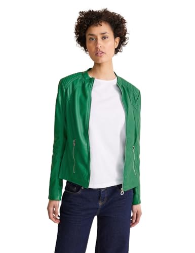 Street One Damen Kunstlederjacke arty green 46 von Street One