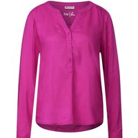 Street One Damen Langarm Bluse Bamika bright cozy pink 34 von Street One