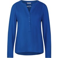 Street One Damen Langarm Bluse Bamika fresh intense gentle blue 36 von Street One