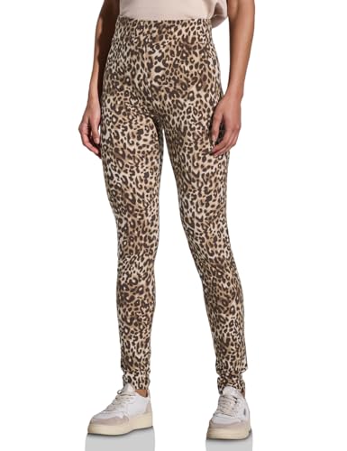 Street One Damen Leggings mit Leo-Muster von Street One