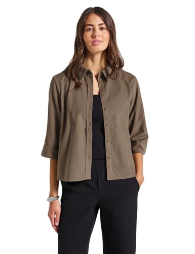 Street One Damen Mini-Cord Hemdbluse von Street One