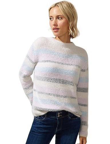 Street One Damen Moderner Streifenpullover von Street One