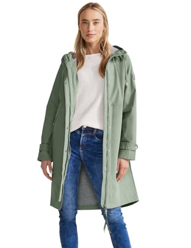 Street One Damen Parka mit Teflon Beschichtung dune green 36 von Street One