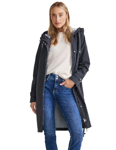Street One Damen Parka mit Teflon Beschichtung gravity blue 44 von STREET ONE