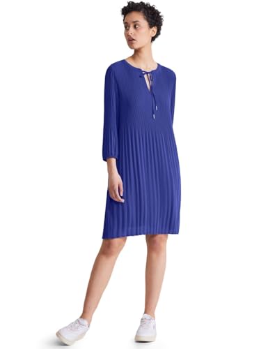 Street One Damen Plissee Kleid intense royal blue 36 von Street One