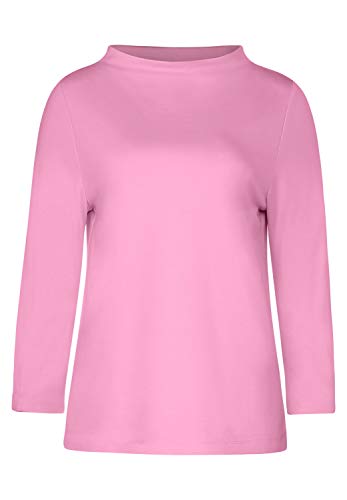 Street One Damen Shirt mit Ärmeldetail Soft Candy Rose 42 von Street One