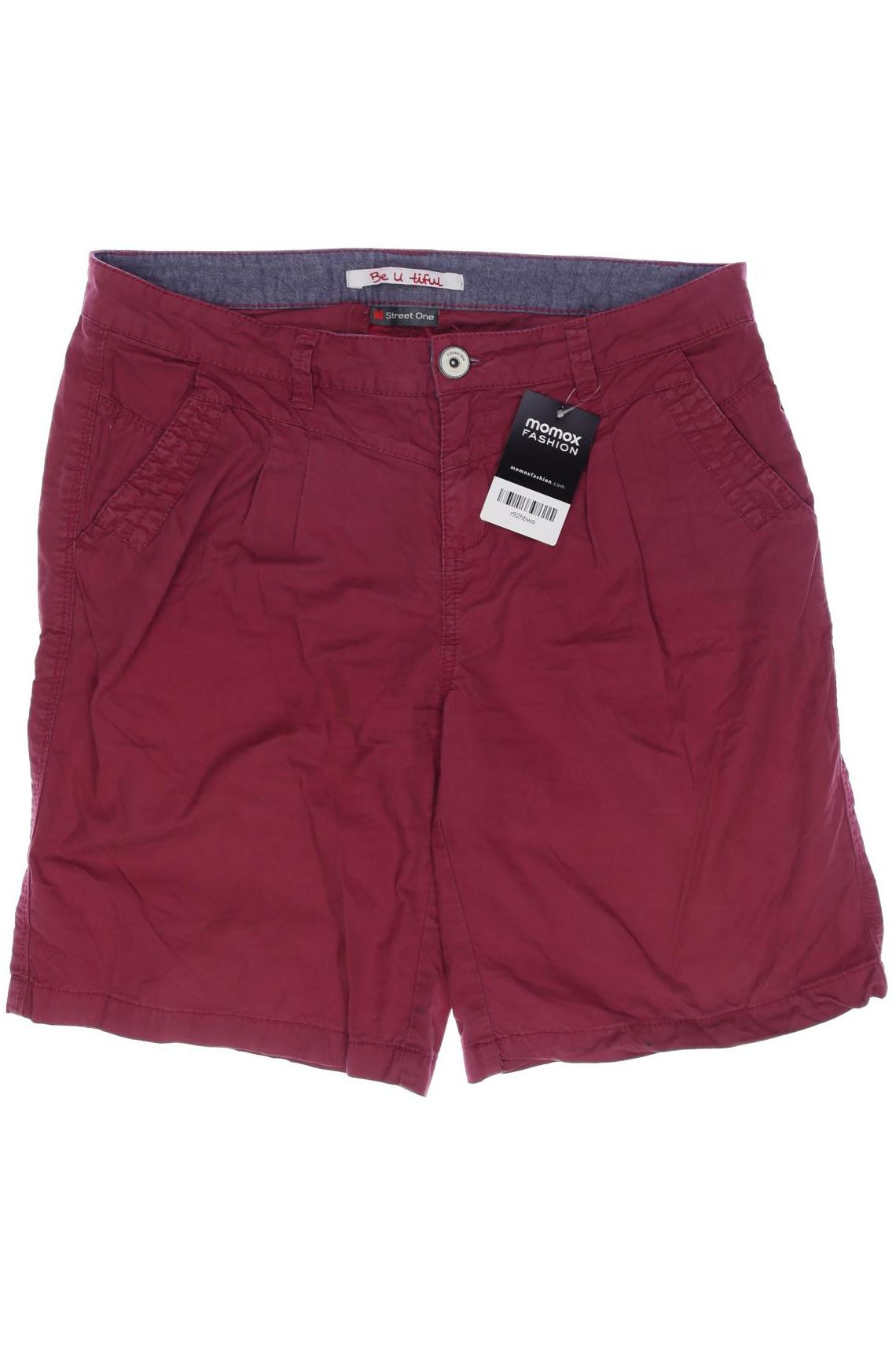 Street One Damen Shorts, bordeaux von Street One