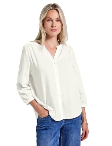 Street One Damen Split Neck Seersucker Bluse Street One Damen Split Neck Seersucker Bluse von Street One