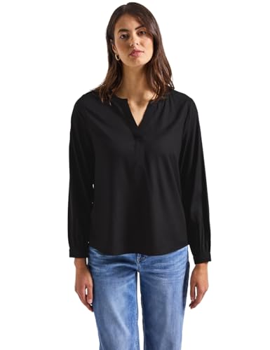 Street One Damen 3412056 Split Neck Tunika, Schwarz, 42 von Street One