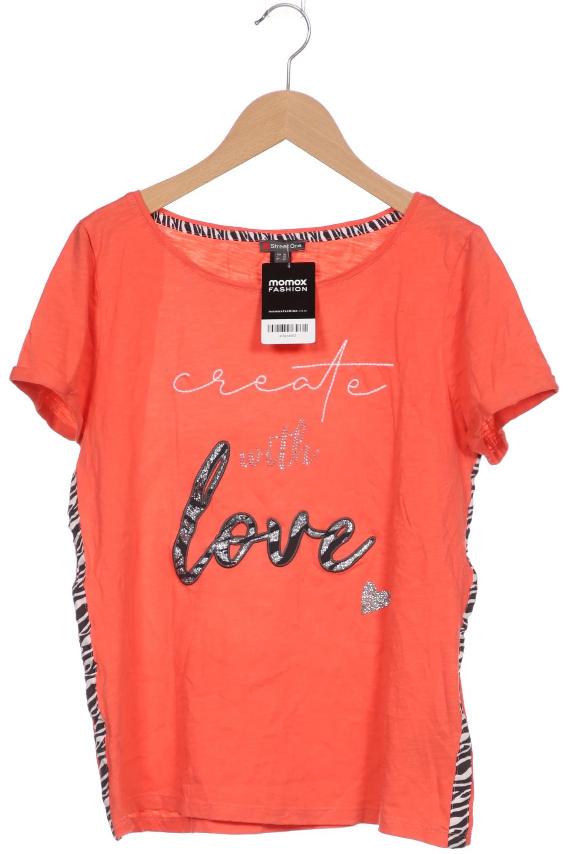 Street One Damen T-Shirt, orange von Street One