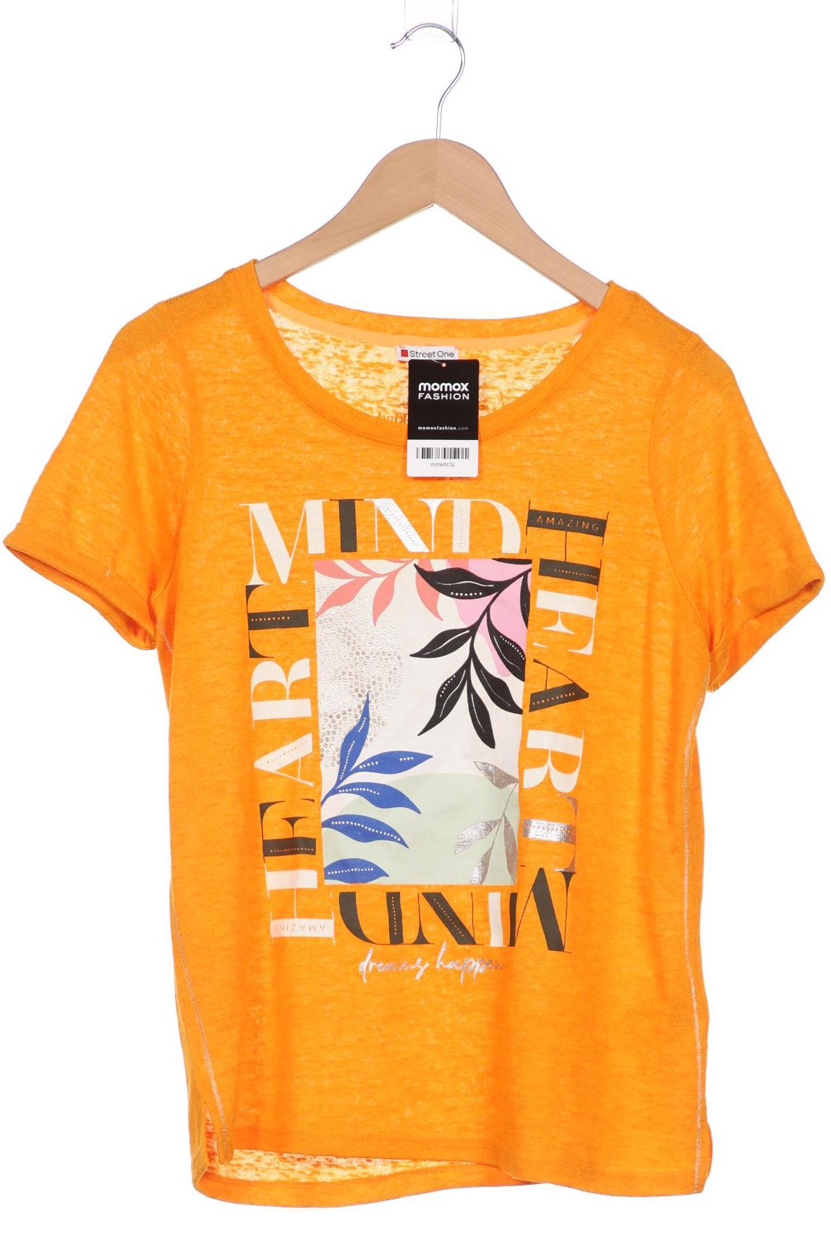 Street One Damen T-Shirt, orange von Street One