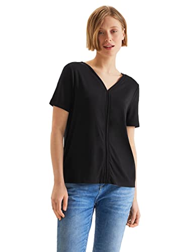 Street One Damen T-Shirt mit Tapedetail von Street One