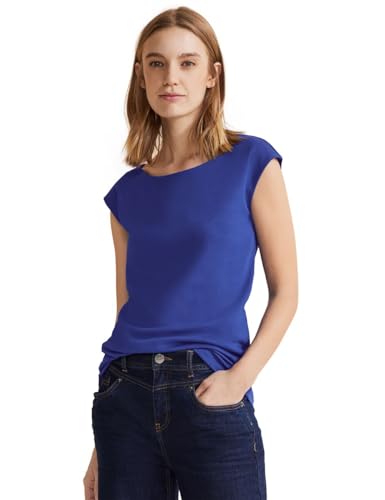 Street One Damen T-Shirt mit U-Boot Kragen von Street One