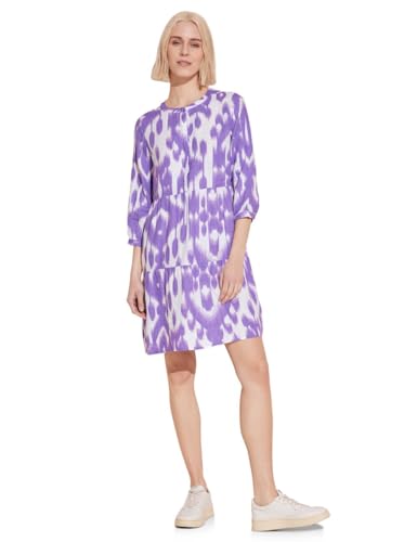 Street One Damen Tunika-Kleid mit Print smell of lavender,44 von Street One