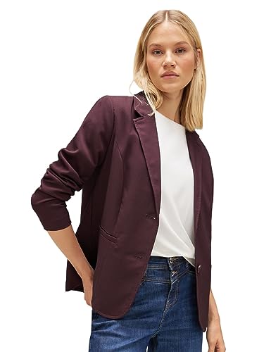 Street One Damen Twill Blazer in Unifarbe von Street One