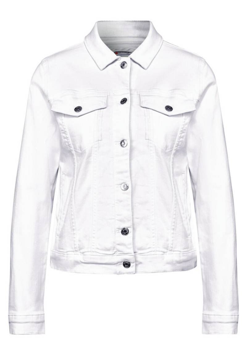 Street One - Denim Jacke weiß - Gr. - 34 von Street One
