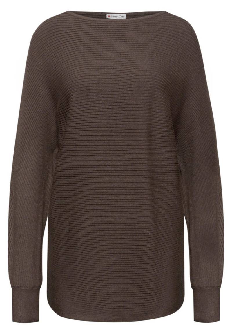 Street One - Dolman Pullover braun - Gr. - 38 von Street One
