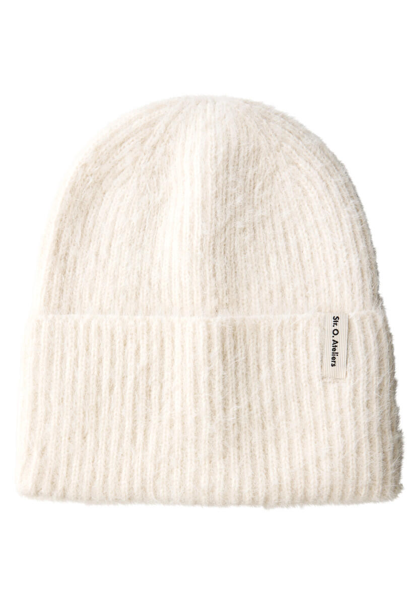 Street One - Federgarn Beanie weiß von Street One