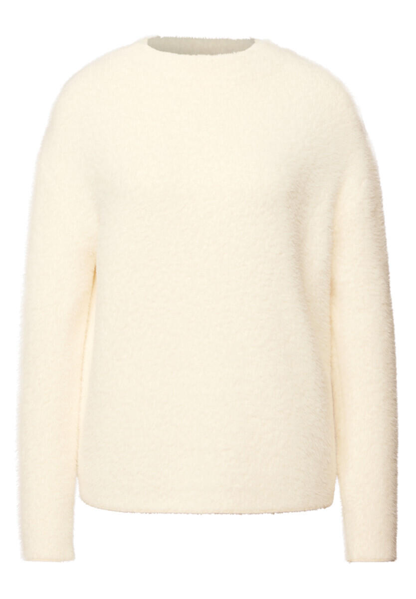 Street One - Federgarn Pullover beige - Gr. - 34 von Street One