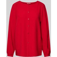 Street One Hemdbluse mit Knopfleiste in Rot, Größe 40 von Street One