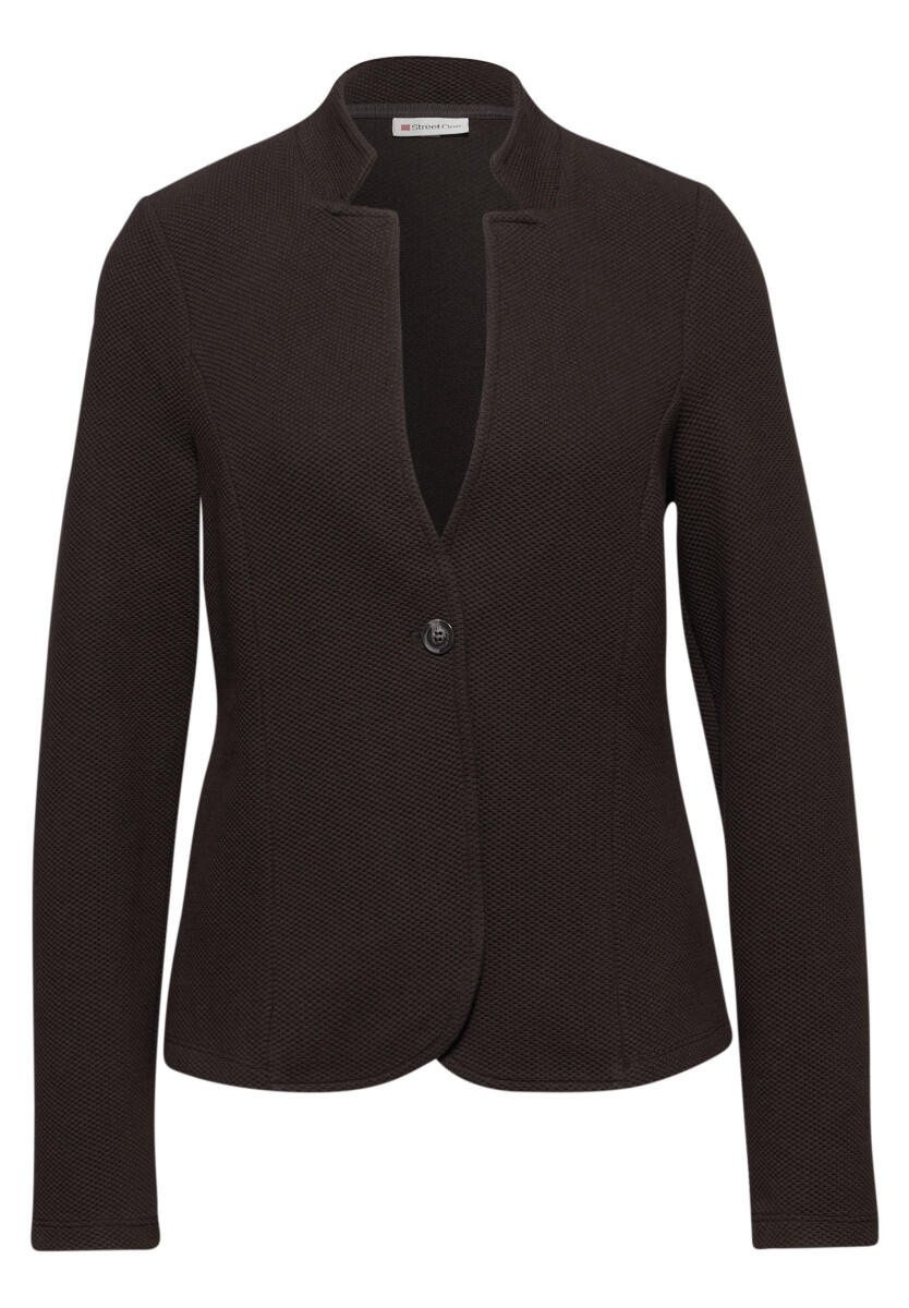 Street One - Jacquard Blazer braun - Gr. - 40 von Street One