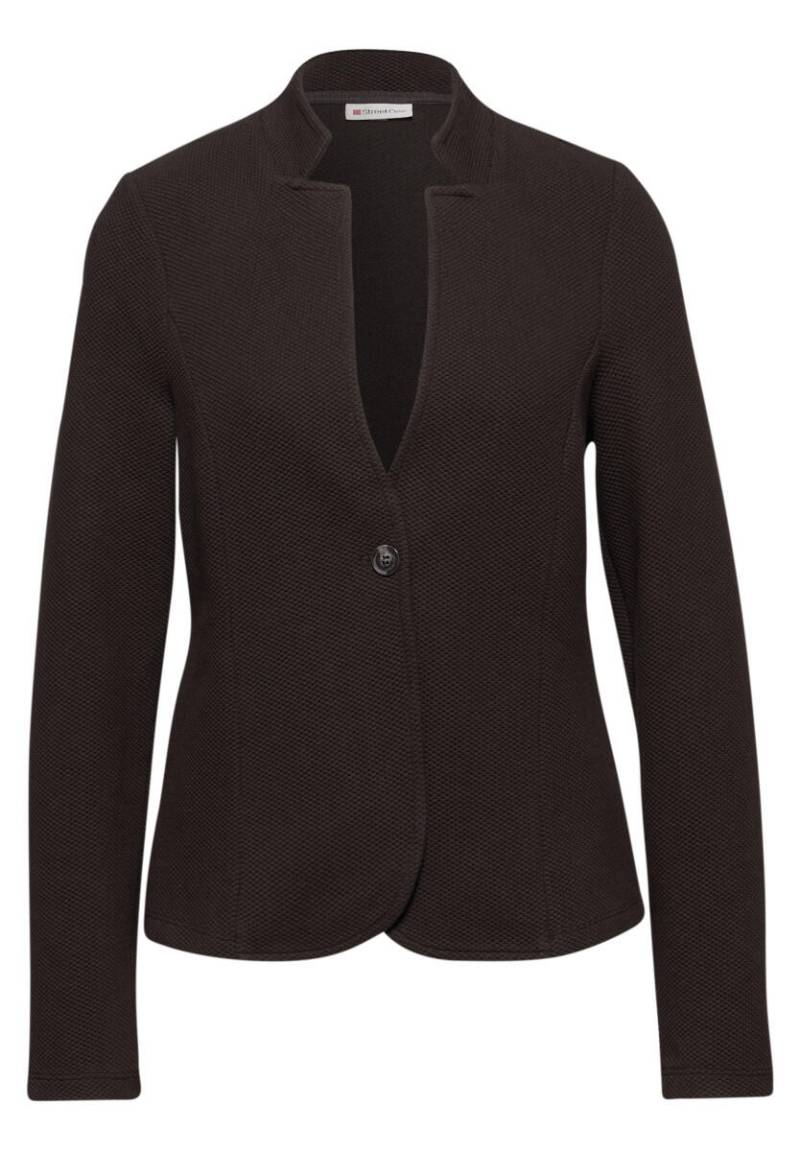 Street One - Jacquard Blazer braun - Gr. - 40 von Street One