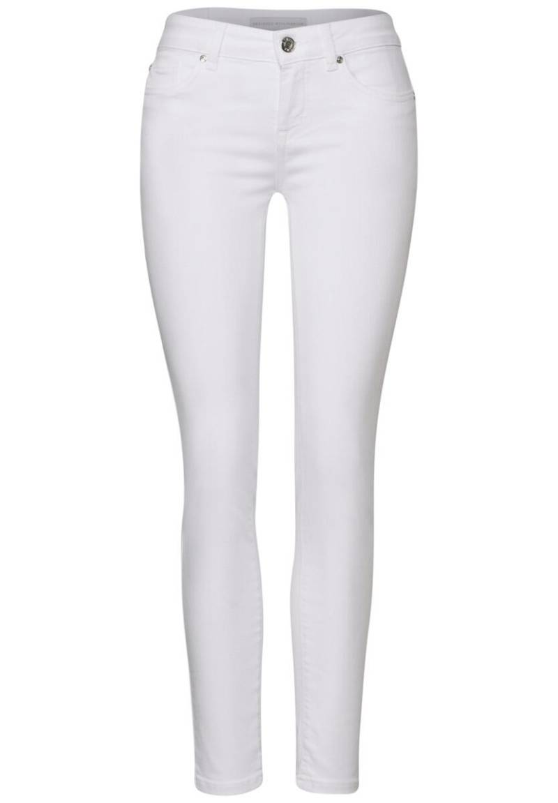 Street One - Jeans im Slim Fit - Style Denim-York weiß - Gr. - 28/28 von Street One