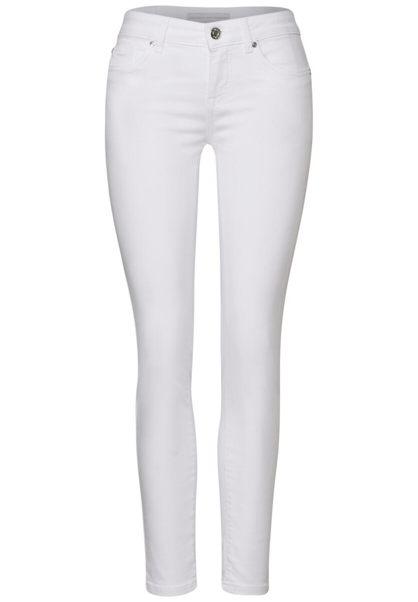 Street One - Jeans im Slim Fit - Style Denim-York weiß - Gr. - 32/28 von Street One