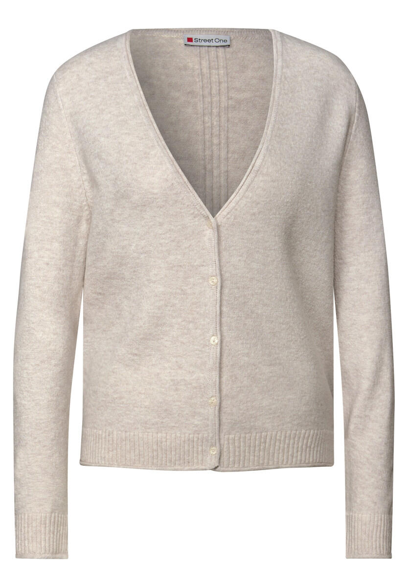 Street One - Kurzer Cardigan beige - Gr. - 38 von Street One