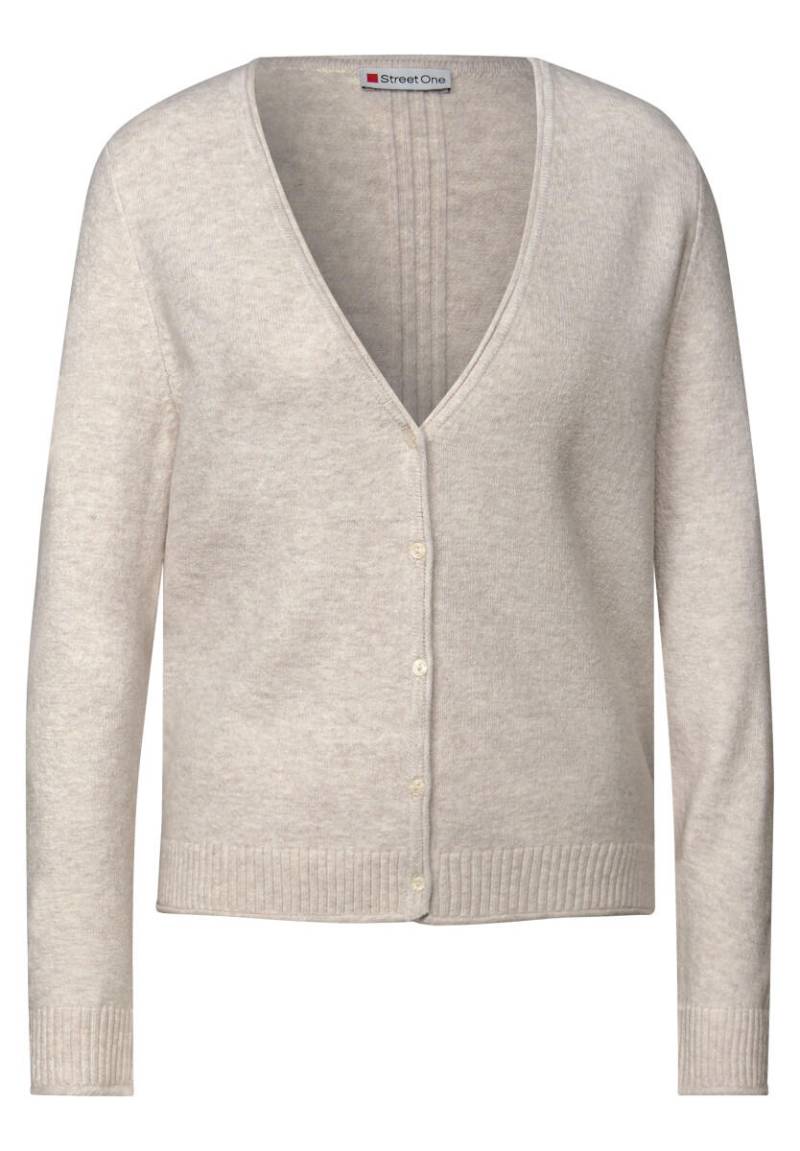 Street One - Kurzer Cardigan beige - Gr. - 38 von Street One