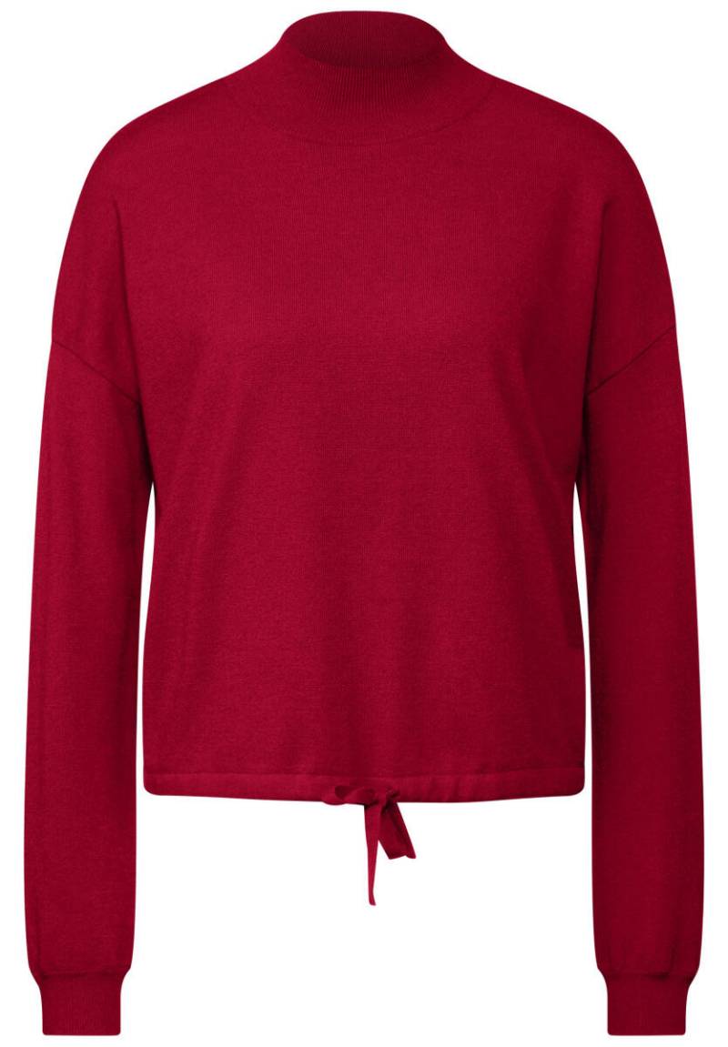 Street One - Kurzer Turtleneck-Sweater rot - Gr. - 34 von Street One