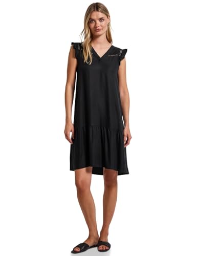 Street One Damen A144501 Ärmelloses Tunika-Kleid, Schwarz, 42 von Street One