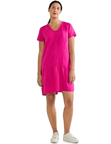 Street One Damen A143471 Leinenkleid, Oasis Pink, 36 von Street One