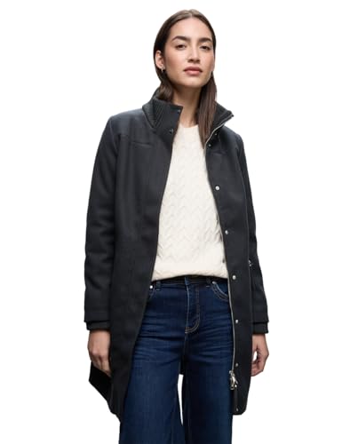 Street One Mantel mit Strickdetails Obsidian Blue 40 von Street One