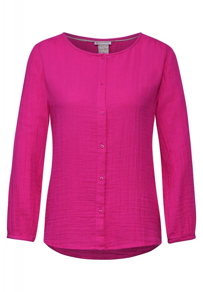 Street One - Musselin Bluse pink - Gr. - 36 von Street One