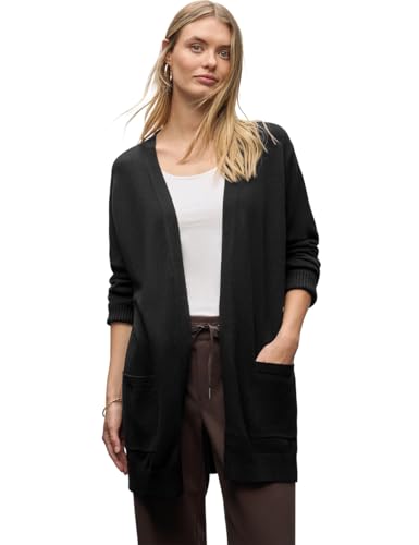 Street One Offener Cosy Cardigan Black 40 von Street One