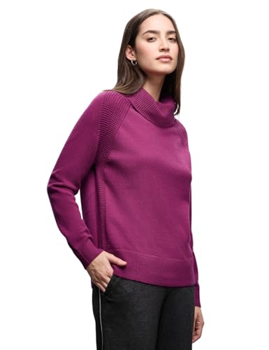 Street One Pullover mit Stehkragen Berry Paradise 44 von Street One