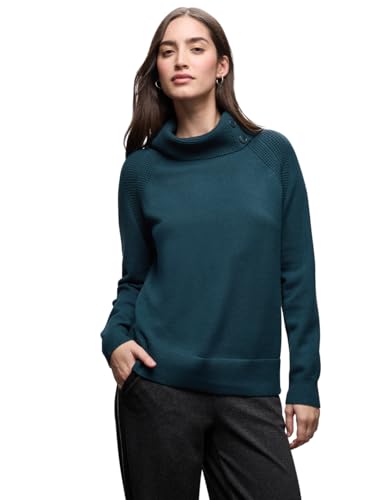 Street One Pullover mit Stehkragen Tide Blue 44 von Street One