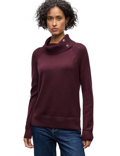 Street One Pullover mit Stehkragen Wildberry red 40 von Street One