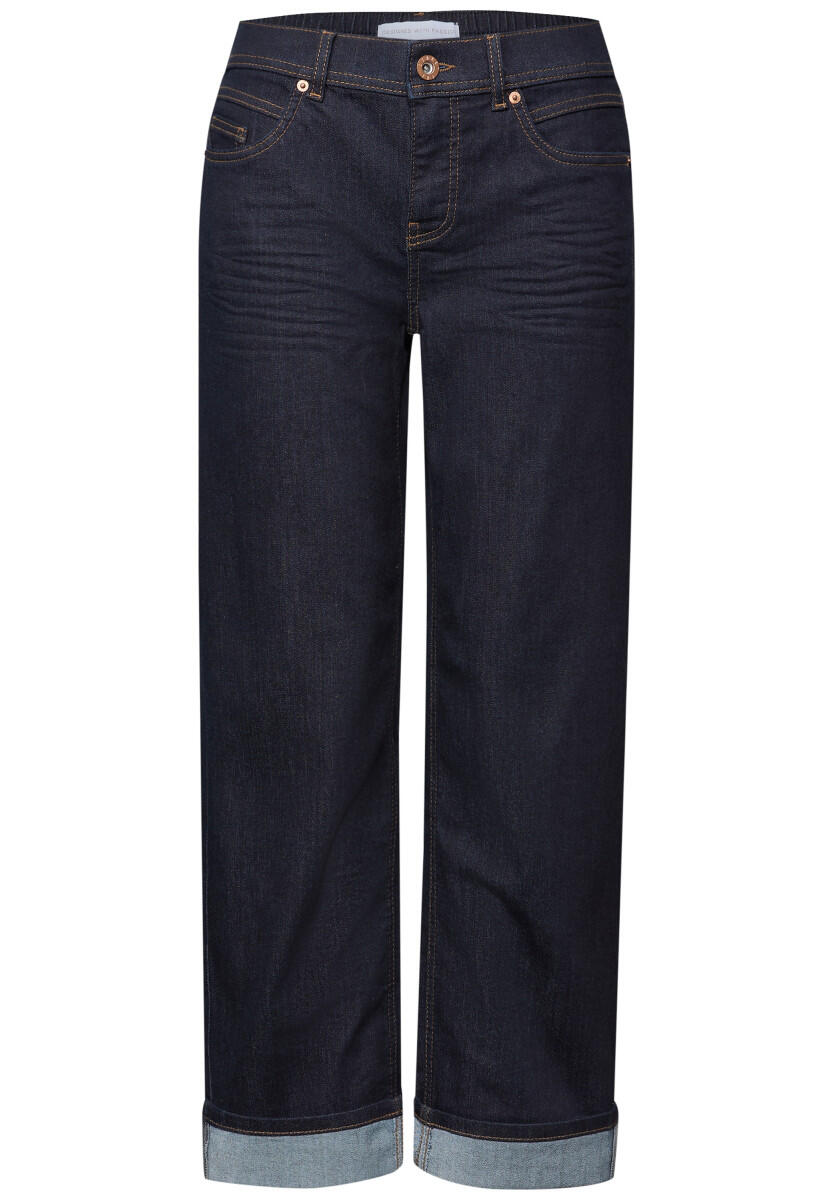 Street One - Rinsed Straight Leg Jeans blau - Gr. - 29/28 von Street One