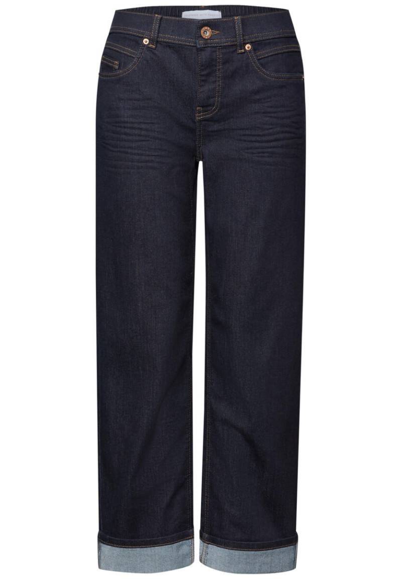 Street One - Rinsed Straight Leg Jeans blau - Gr. - 29/28 von Street One