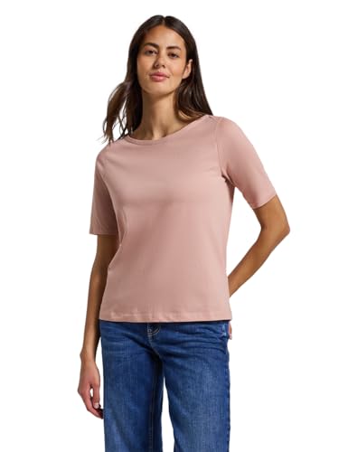 Street One Shirt mit U-Boot-Ausschnitt Faded Rose 46 von Street One