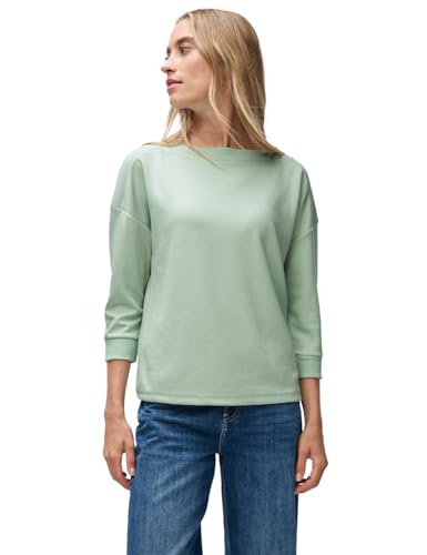 Street One Shirt mit U-Boot-Ausschnitt Serene Green 44 von Street One
