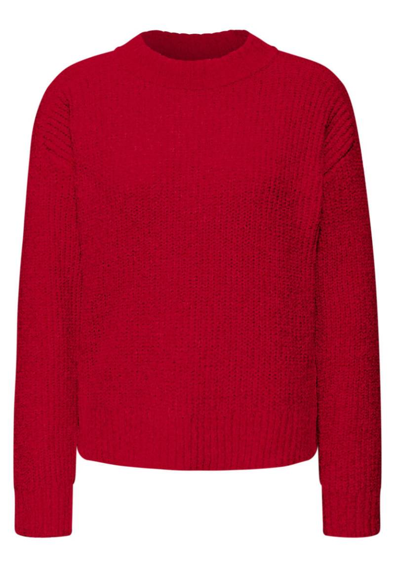 Street One - Softer Chenille Pullover rot - Gr. - 40 von Street One
